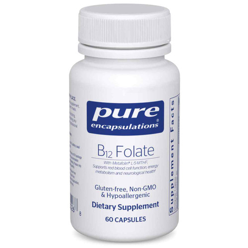B12 Folate by Pure Encapsulations - Methylation and energy metabolism support