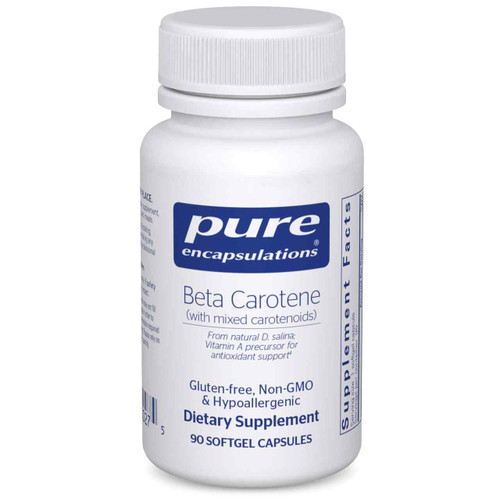 Beta Carotene (w/ mixed carotenoids) 90sg Pure Encapsulations