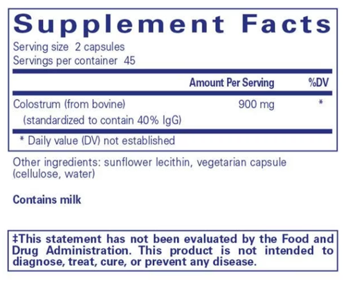 Colostrum [40% IgG] | Pure Encapsulations