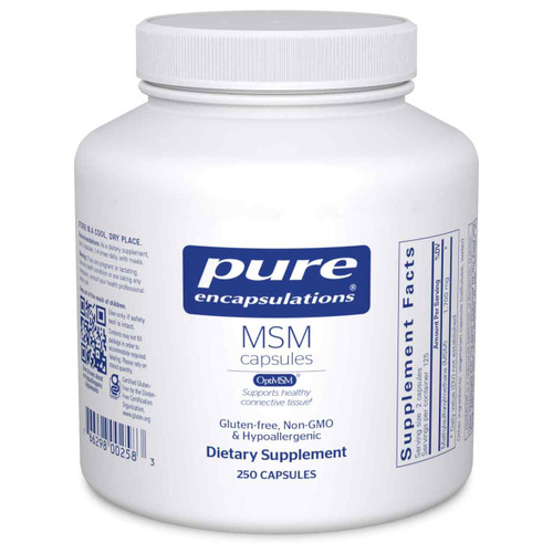 MSM capsules (850mg) 250c Pure Encapsulations