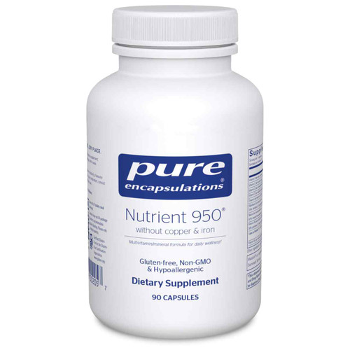 Nutrient 950 w/o Cu & Fe 90c Pure Encapsulations