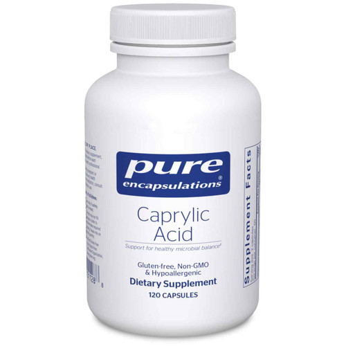 Caprylic Acid by Pure Encapsulations – Healthy Microbial Balance Support