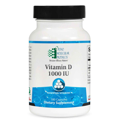Vitamin D 1,000 IU by Ortho Molecular Products - Bone and Immune Support