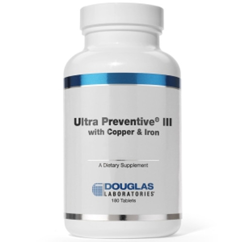 Ultra Preventive III w/cu&fe 180t by Douglas Laboratories