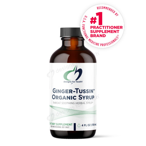 Ginger-Tussin  Organic Syrup 4oz by Designs for Health