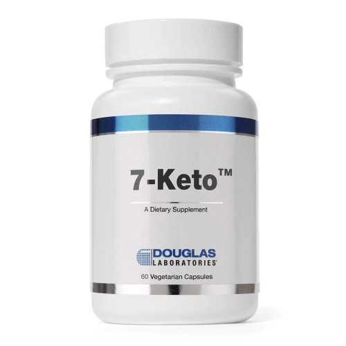 Douglas Laboratories 7-Keto white bottle, 60 vegetarian capsules