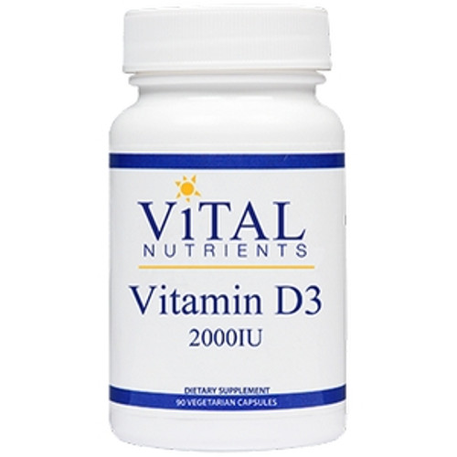 Vitamin D3 2,000iu VEG 90c by Vital Nutrients