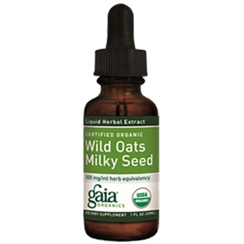 Wild Oats Milky Seed 1oz (Organic) by Gaia Herbs-Professional Solutions