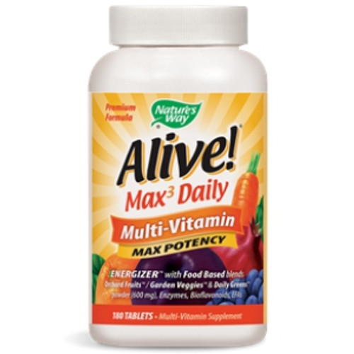 Alive! Multi-Vitamin (with iron) 180t by Nature's Way