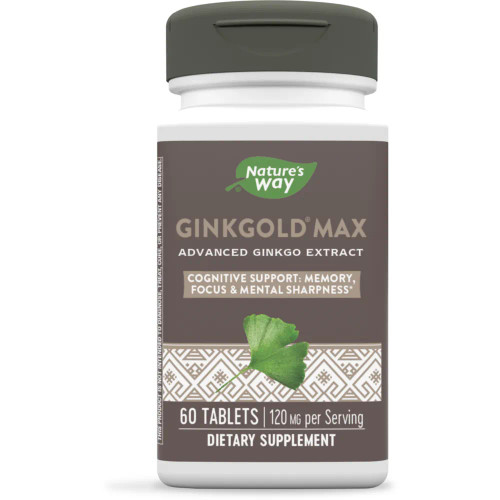 Ginkgold Max 120mg 60t by Nature's Way