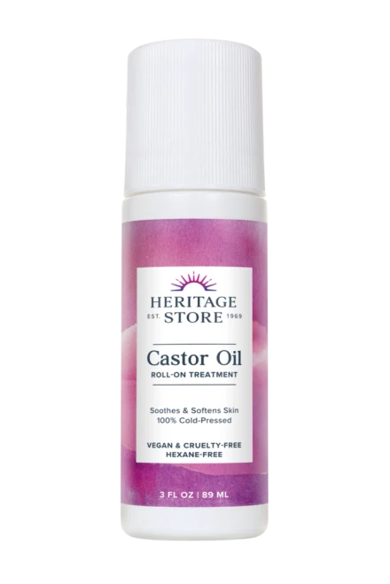 Castor Oil Roll-On 3oz by Heritage Products