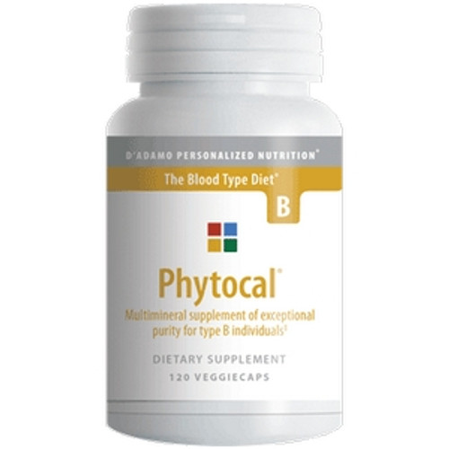 Phytocal Mineral Formula (type B) 120c by D'Adamo Personalized Nutrition