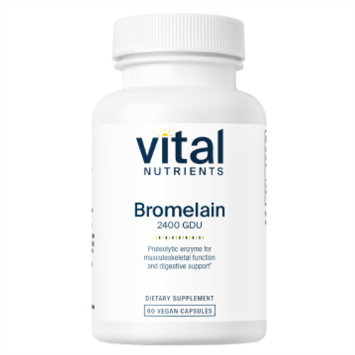 Bromelain 375mg 2400gdu 60c by Vital Nutrients