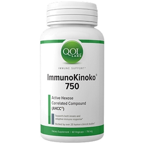 ImmunoKinoko AHCC 750mg 60c by Quality of Life Labs