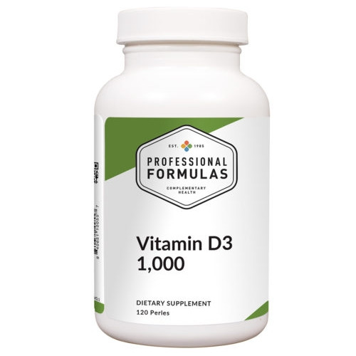 Vitamin D3 1000 IU 120 perles by Professional Complementary Health Formulas