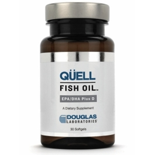 Quell Fish Oil EPA/DHA plus Vitamin D 30sg by Douglas Laboratories