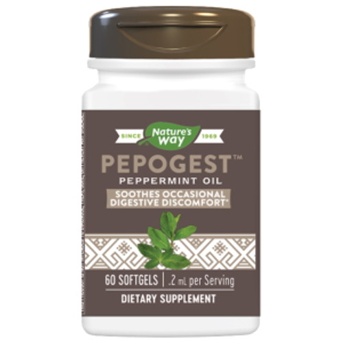 Pepogest (Peppermint Oil) 60sg by Nature's Way