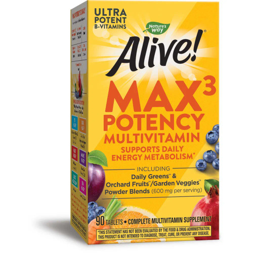 Alive! Multi-Vitamin (with iron) 90c by Nature's Way