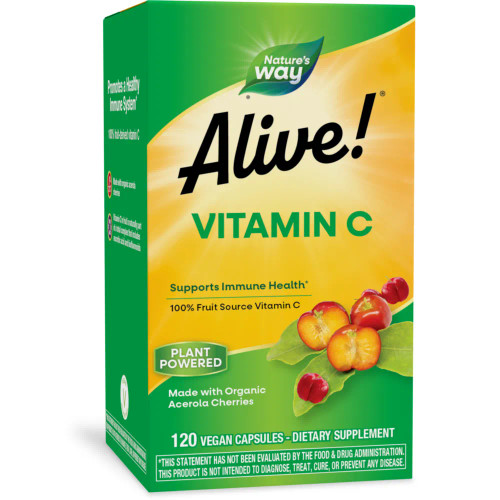 Alive! Organic Vitamin C 120c by Nature's Way
