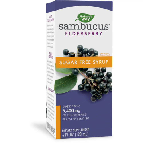 Sambucus Sugar-Free Syrup 4oz by Nature's Way