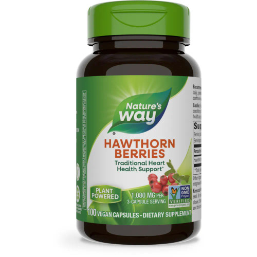 Hawthorn Berries 510mg 100c by Nature's Way