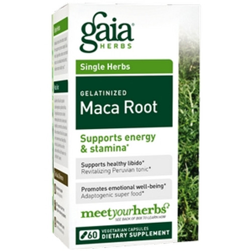 Maca Root (Organic) 1,000mg 60vc by Gaia Herbs-Professional Solutions