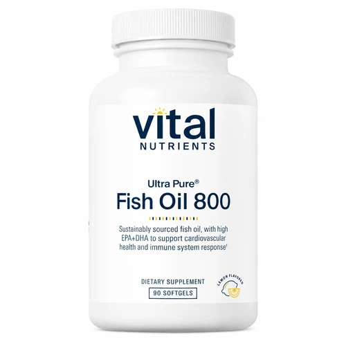 Ultra Pure Fish Oil 800 90sg (Ultra Pure Fish Oil 430/290) by Vital Nutrients