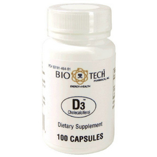 D3 (Cholecalciferol) 1000 IU 100c by Bio-Tech