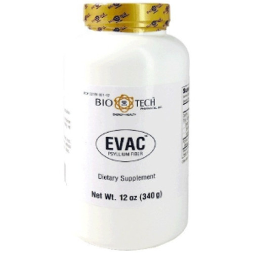 Evac (Psyllium Fiber) 180c by Bio-Tech