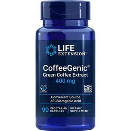 CoffeeGenic Green Coffee Extract 400 mg 90 vcaps - Life Extension