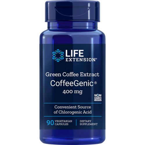 CoffeeGenic Green Coffee Extract 400 mg 90c by Life Extension