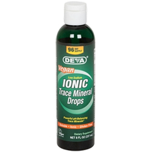 Vegan Ionic Trace Mineral Drops 8 oz by Deva Nutrition