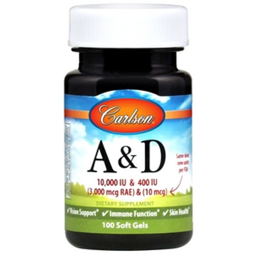 Vitamin A & D 100sg by Carlson Labs