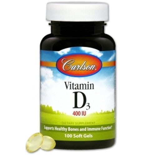 Vitamin D 400 IU 100sg by Carlson Labs