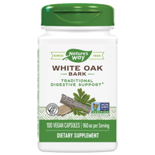 White Oak Bark 100 caps by Nature's Way