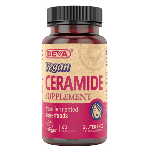 Vegan Ceramide Skin Supplement -60 Tablets by Deva Nutrition
