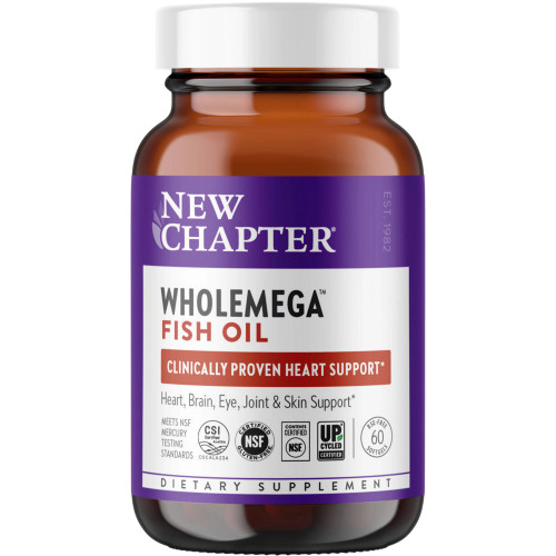 Wholemega Fish Oil 60sg by New Chapter