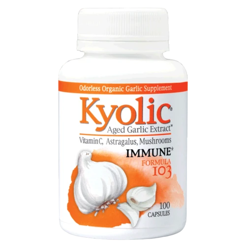 Kyolic Aged Garlic Extract Formula 103 100c by Wakunaga