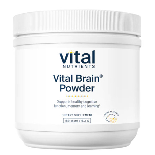 Vital Brain Powder Natural Lemon Flavor 180g by Vital Nutrients