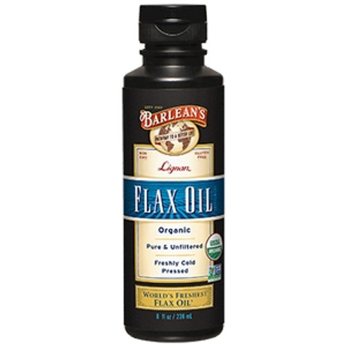 Highest Lignan Flax Oil 8 oz by Barlean's Organic Oils