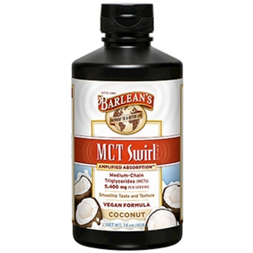 MCT Coconut Swirl 16 oz by Barlean's Organic Oils