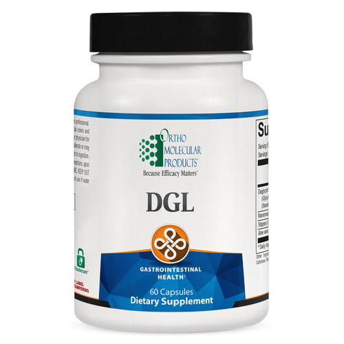 DGL - 60 CT by Ortho Molecular Products - Digestive Mucosal Support