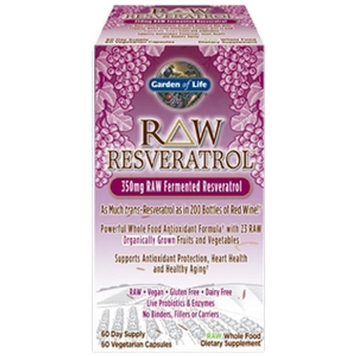 RAW Resveratrol 60 vcaps by Garden of Life