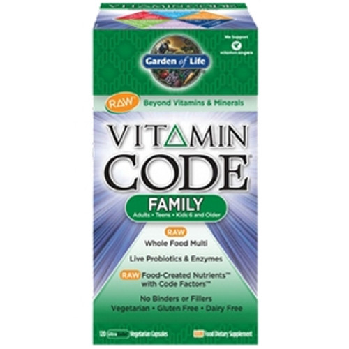 Vitamin Code Family Multi 120 vcaps by Garden of Life