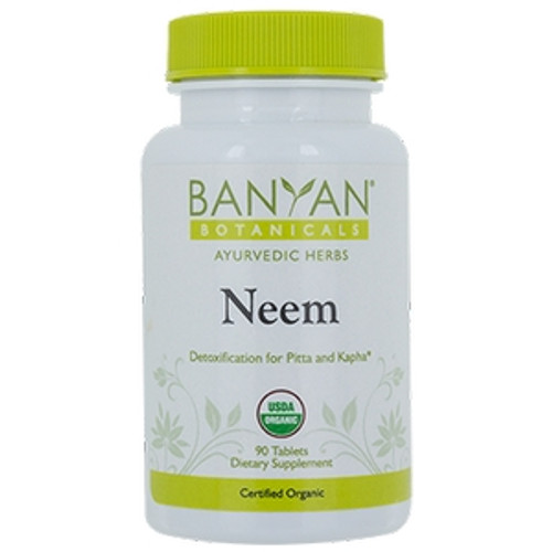 Neem 500 mg 90 tabs by Banyan Botanicals