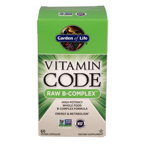 Vitamin Code Raw B-Complex 60 vcaps by Garden of Life