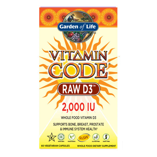 Vitamin Code RAW D3 60 caps by Garden of Life