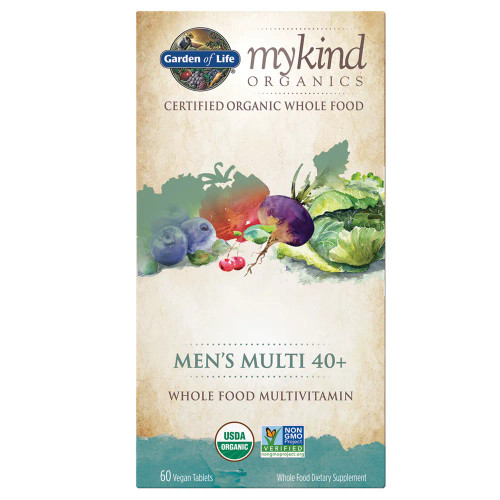 Mykind Organics Mens Multi 40+ 60 tablets by garden of life
