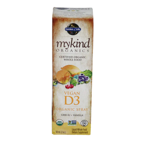 Mykind Organics Vegan D3 Spray 2oz. by Garden of life