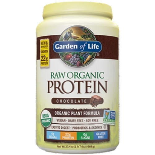 RAW Organic Protein - Chocolate 650g by Garden of Life